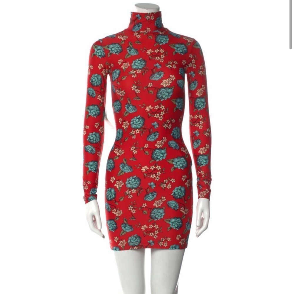 Vetements Red Mini Dress